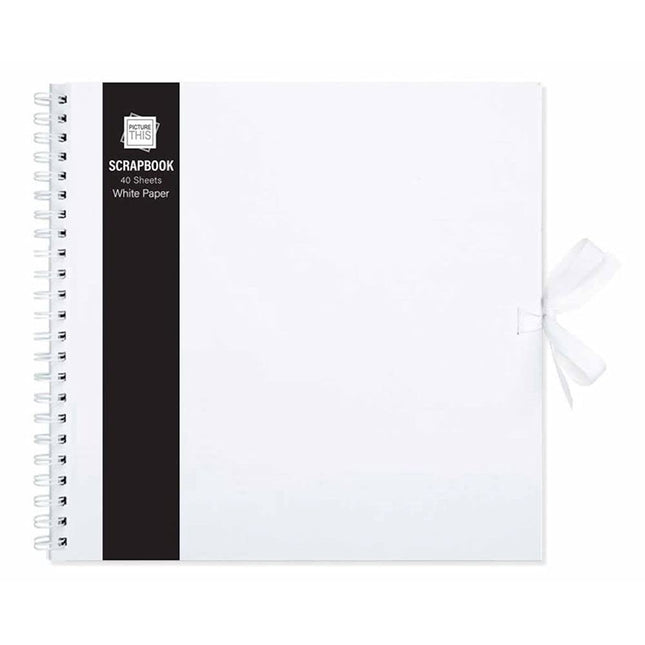 40 Sheet Large White Scrap Book
