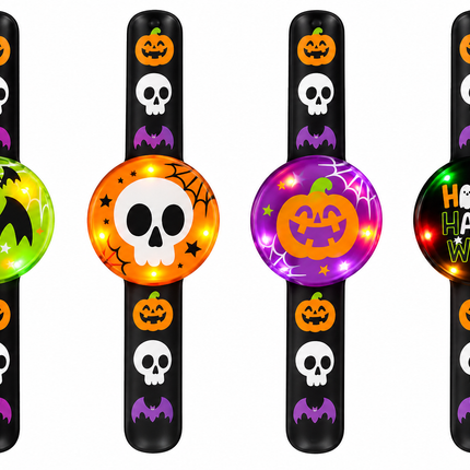 Halloween Flashing LED Snap Band