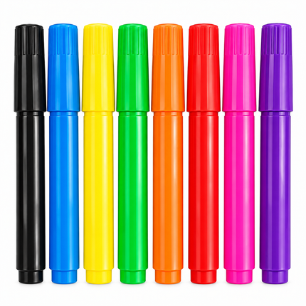 8 Jumbo Fibre Pens