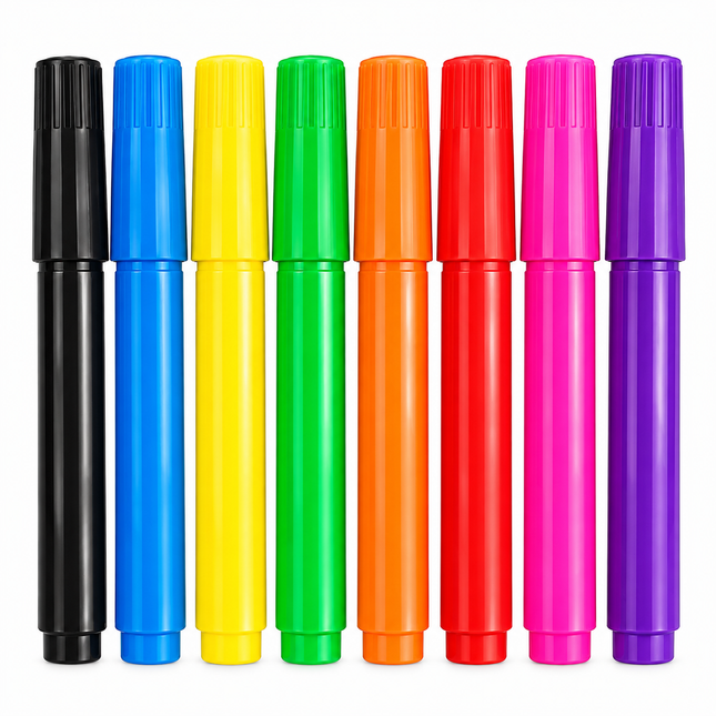 8 Jumbo Fibre Pens