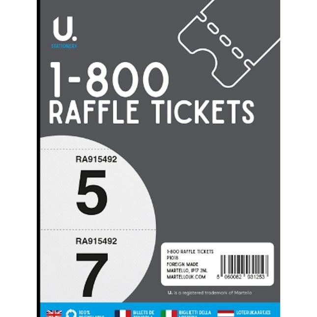 1-800 Raffle Tickets