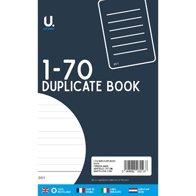 1-70 Duplicate Book