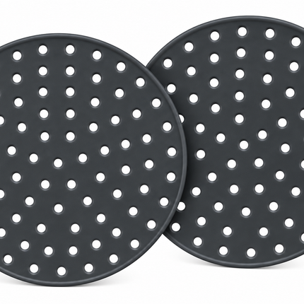 2 Round Silicone 20cm Air Fryer Liners