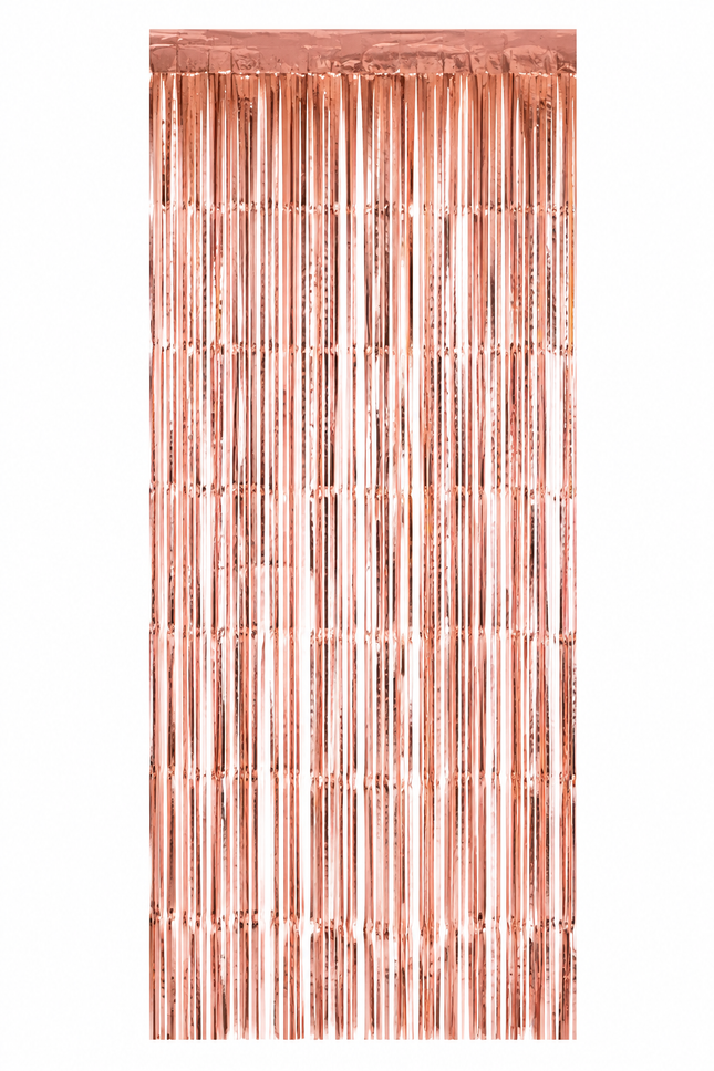 Rose Gold Foil Door Curtain