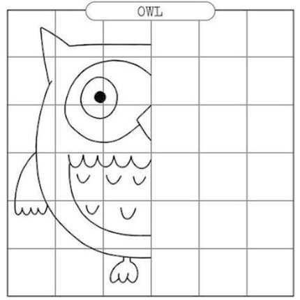 Square Mirror Drawing Activity Book