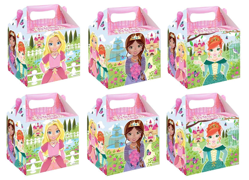 6 Princess Party Boxes