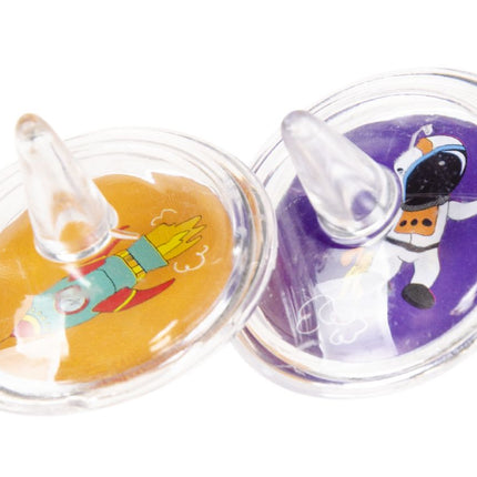 12 Space Spinning Tops (Bag)