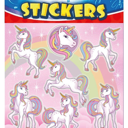 6 Unicorn Sticker Sheets