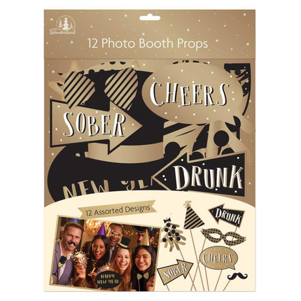 Christmas Large New Year Photo Booth Props