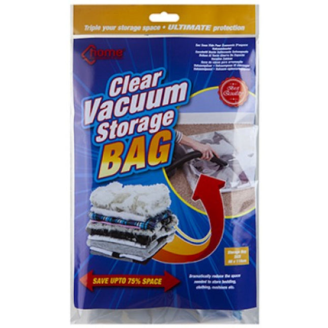 Extra Large 80 x 110cm Clear Vacuum Storage Bag