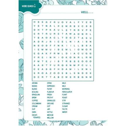 Floral Word Search Book