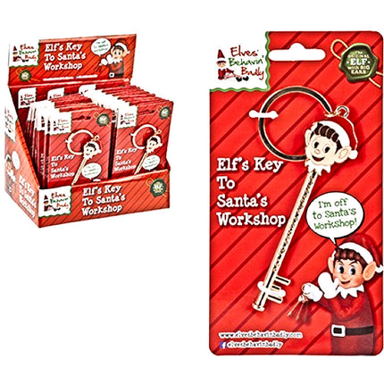 Christmas Elf Design Key To Santas Workshop