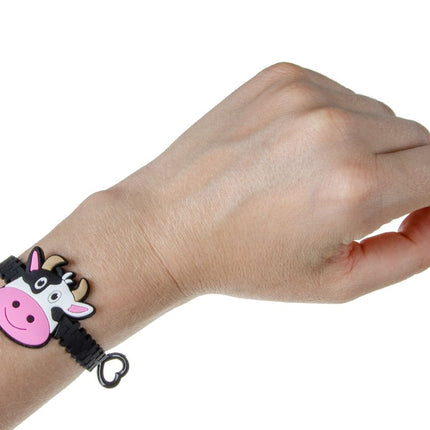 6 Adjustable Farm Rubber Bracelets