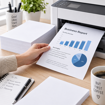 100 A4 Copier Paper Sheets