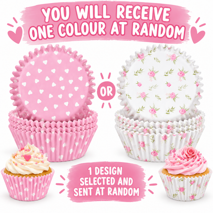 60 Mother's Day Printed Cupcake Cases