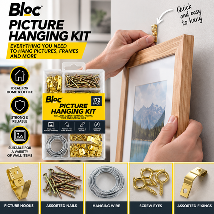 172 Piece Picture Hanging Kit