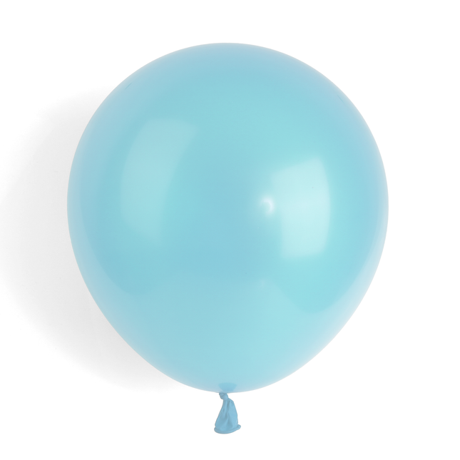 100 Pearlised Baby Blue 7" Latex Balloons