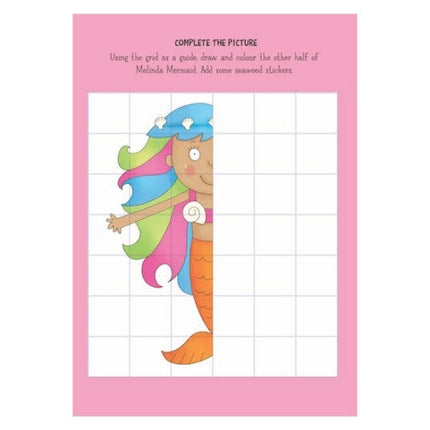 A4 Mermaid/Ballerina Sticker Activity Book
