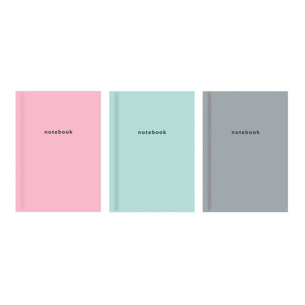 A5 Pastel Ruled Hardback Book