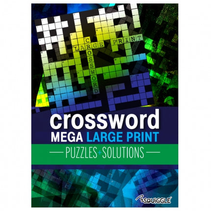 Mega Large Print Modern Crossword Book