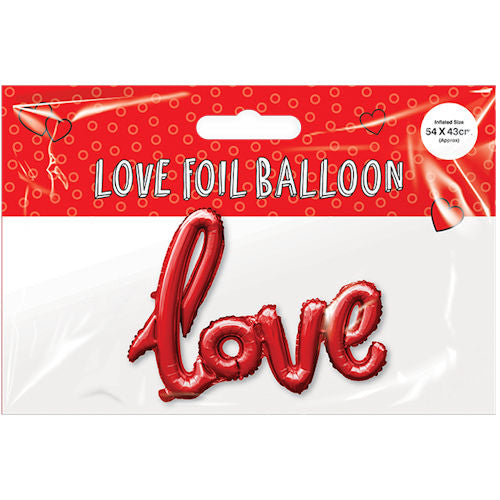 Valentines Day Love 54cm x 43cm Foil Balloon