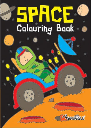 Space/Noisy Wheels Colouring Book
