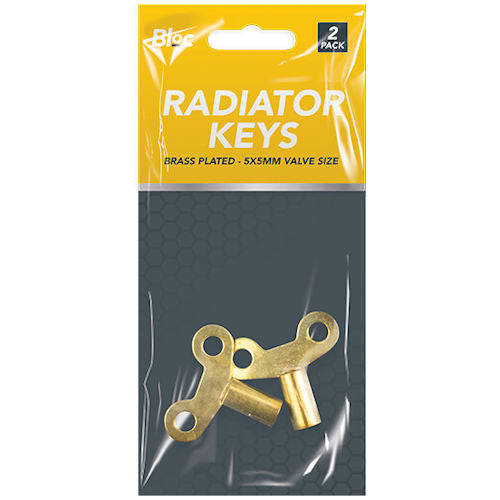 2 Metal Radiator Keys