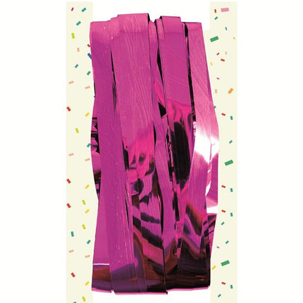 Hot Pink Foil Door Curtain