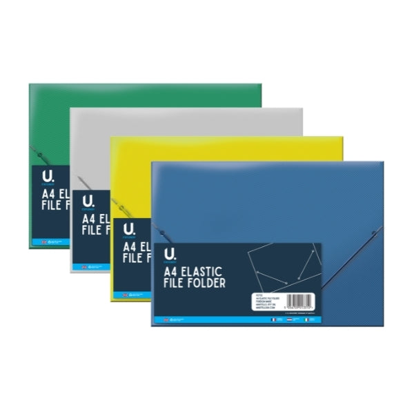 A4 Elastic File Folder