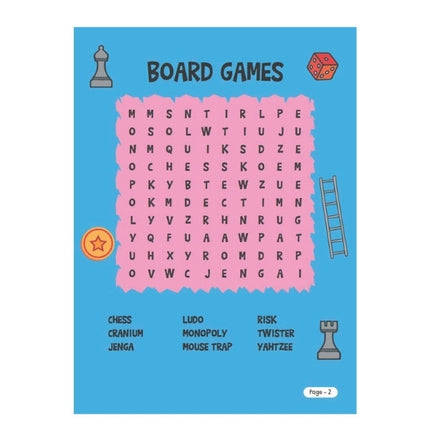 Kids Word Search Puzzle Book
