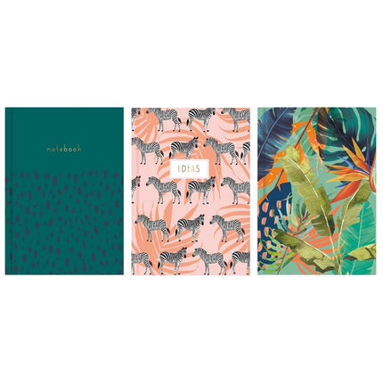 A4 Wild Ruled Hardback Book