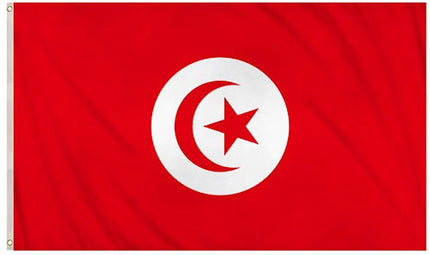 Large Tunisia 5ft x 3ft Flag