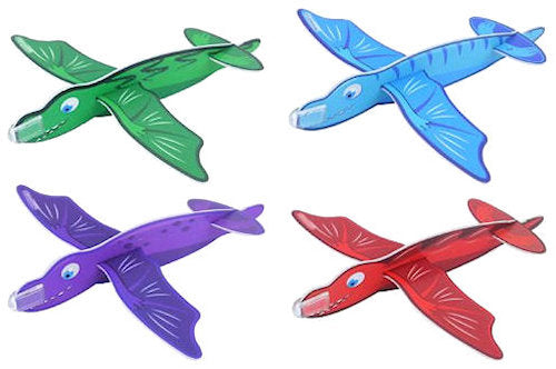 6 Dinosaur Polystyrene Gliders