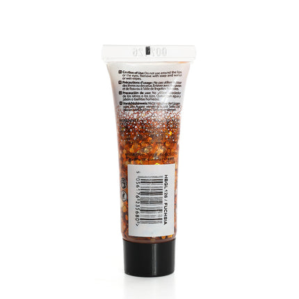 LoveShy Orange Holographic Chunky Glitter Face & Body Gel