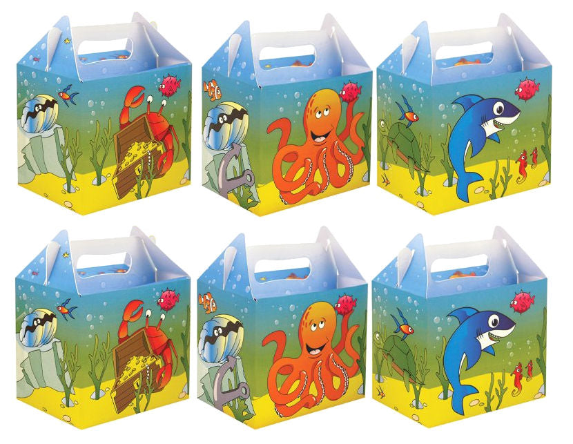 6 Sealife Party Boxes