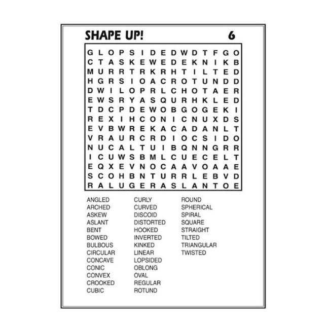 A4 Mega Large Print Word Search Book