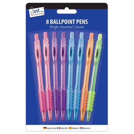 8 Pastel Ballpoint Pens