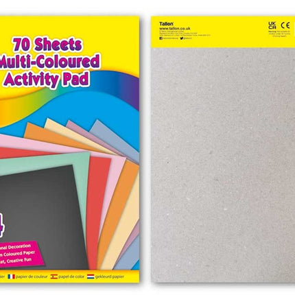 70 Sheet Multi-Coloured Activity Pad