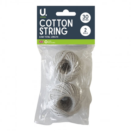 2 Cotton String Balls