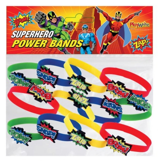 12 Super Hero Bracelets