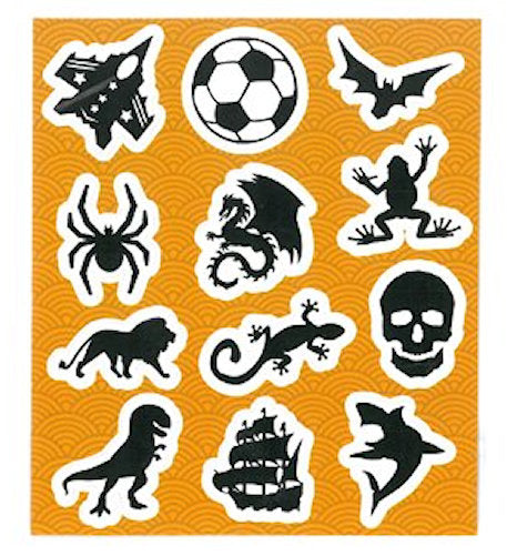 6 Boys Sticker Sheets