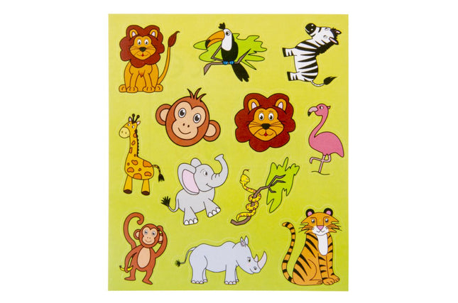 Wild Animal Sticker Sheet