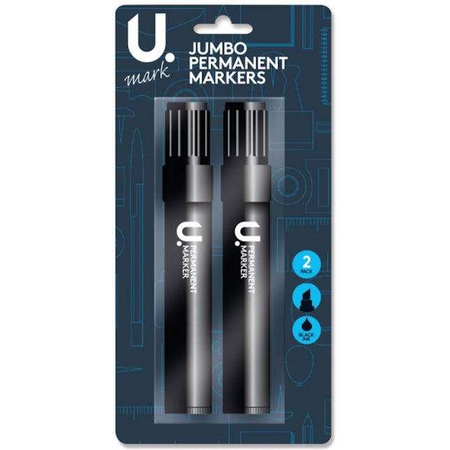 2 Jumbo Permanent Markers