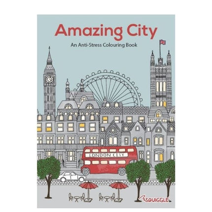 A4 Nature Scenery/Amazing City Colouring Book