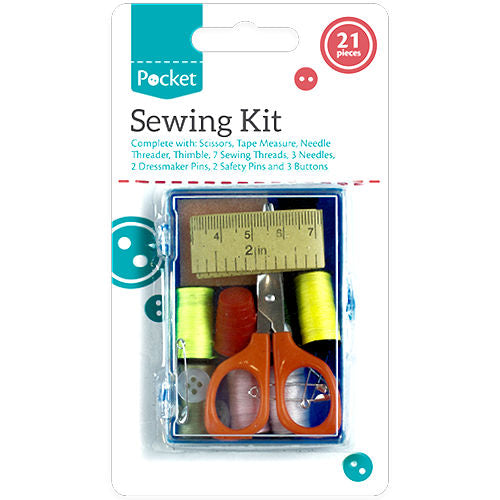 21 Piece Sewing Kit