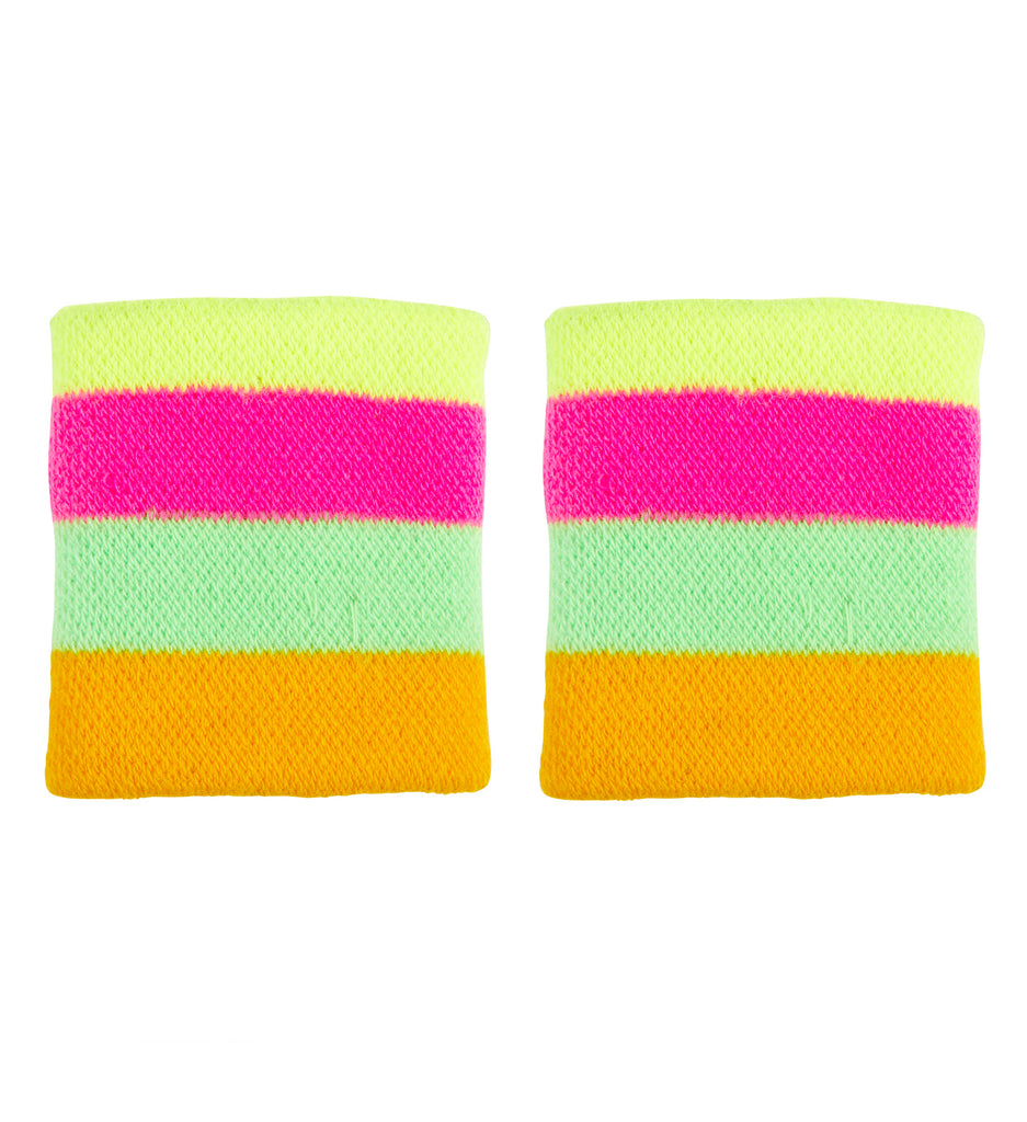 Pair of Multicolour Neon Wristbands