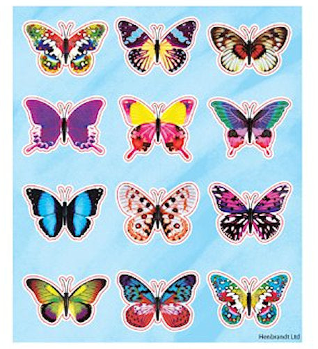6 Butterfly Sticker Sheets
