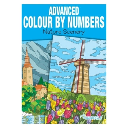 A4 Animals/Nature Advanced Colour by Numbers Book