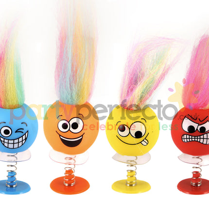 6 Smiley Faces With Hair Jump Ups