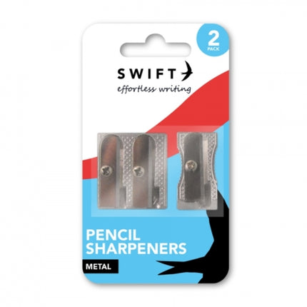 2 Metal Pencil Sharpeners